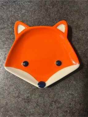 David’s Tea  Orange Fox Tea bag rest or Trinket Dish
